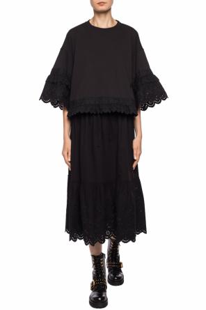 Embroidered flared skirt, zdjęcie 2 Embroidered flared skirt od McQ Alexander McQueen